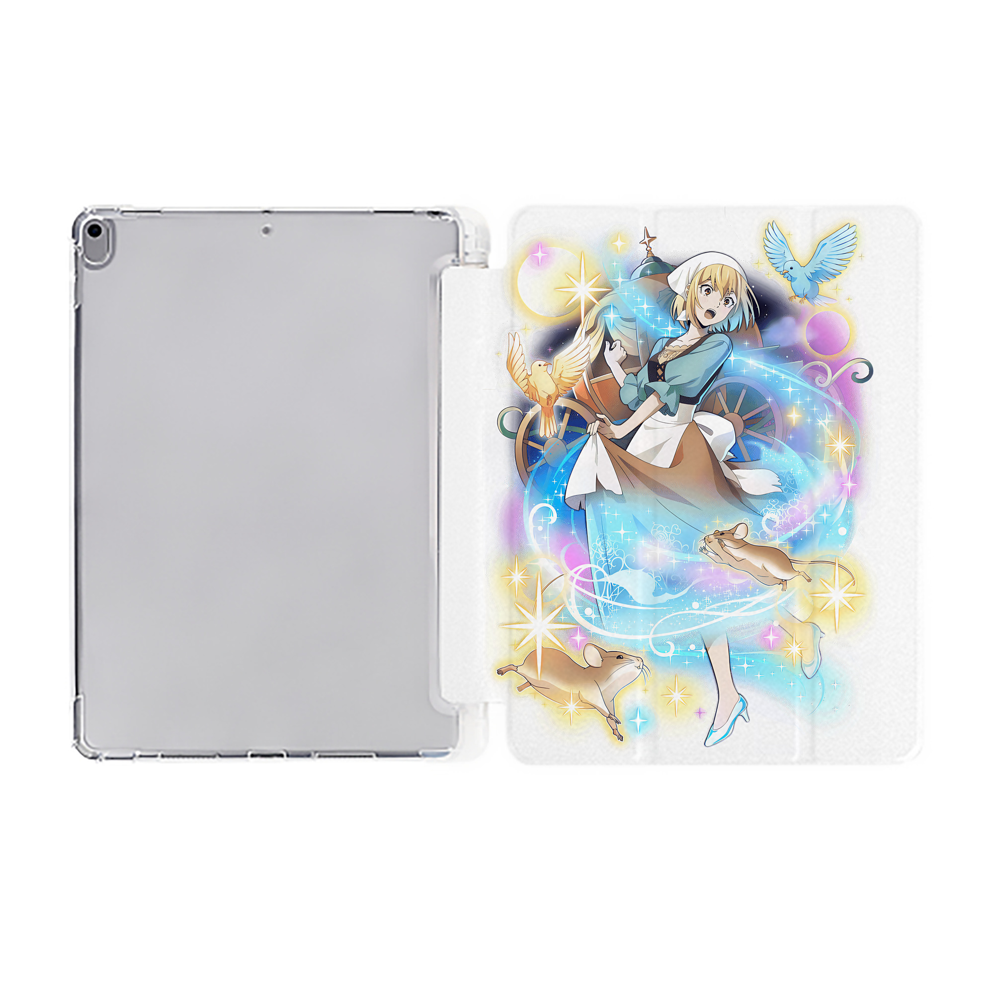（画像用） 文豪ストレイドッグス Bungo Stray Dogs IPad ケース ペン収納付き 三つ折りスタンド PUレザー×シリコン 対応機種9.5/10.5/10.9インチ